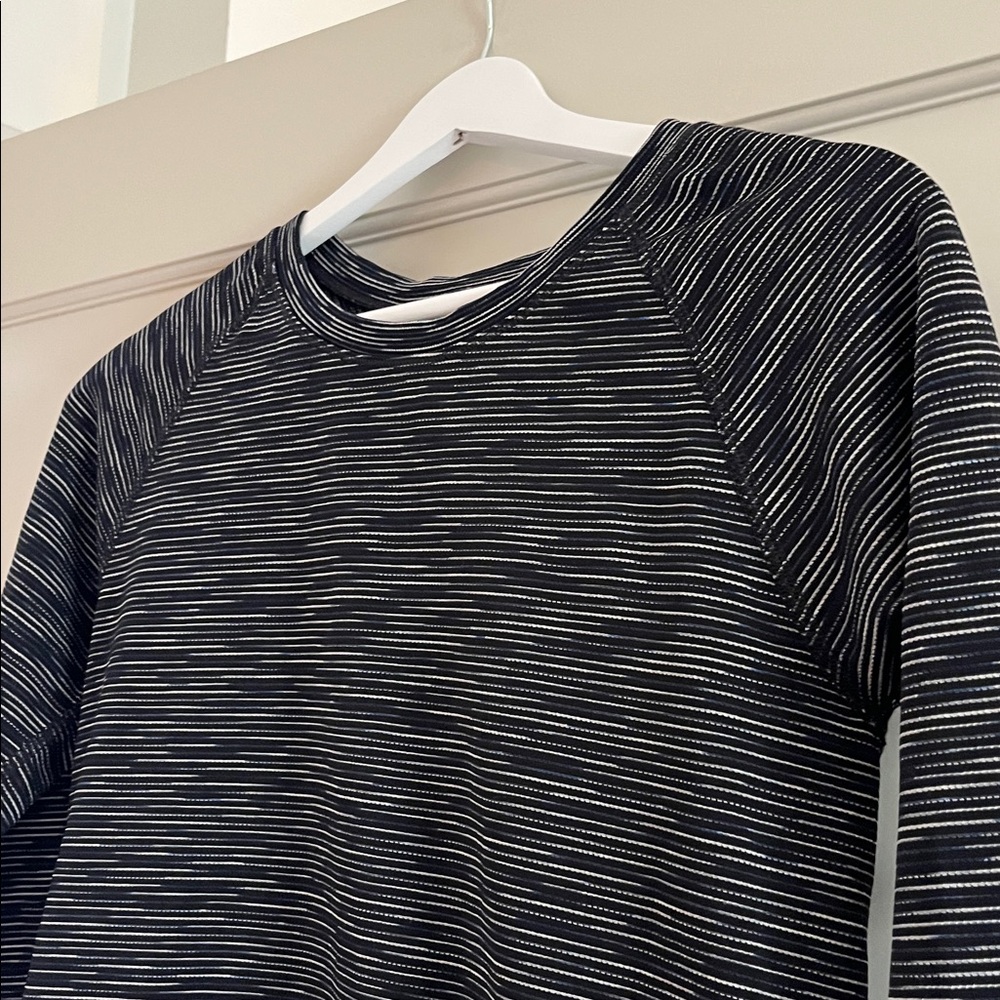 Athleta | Momentum Spacedye Top | Black/Blue | Size M - Picture 3 of 10